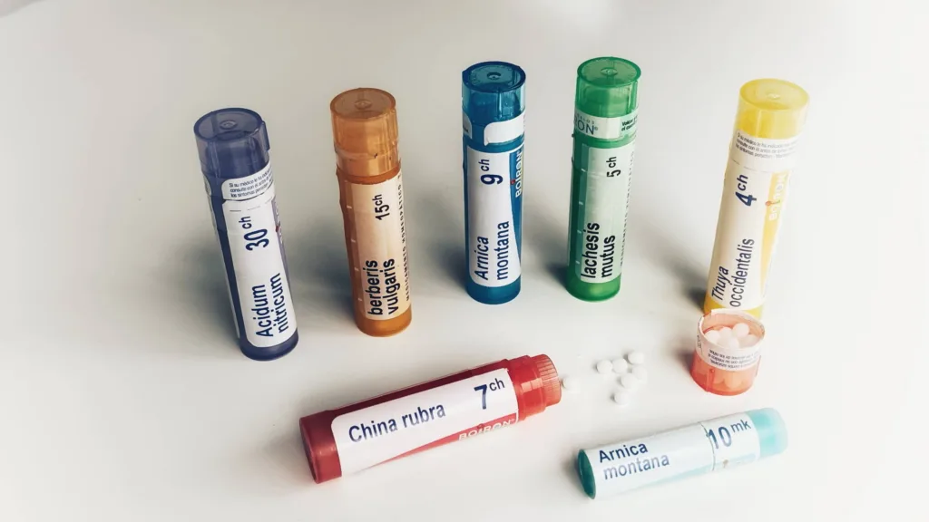Foto de tubos variados de homeopatía